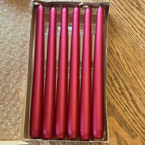 PARTYLITE CANDLES 10” Dinner Candles, colour “Mulberry” Unscented